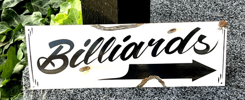 Vintage billiards metal - vintage,