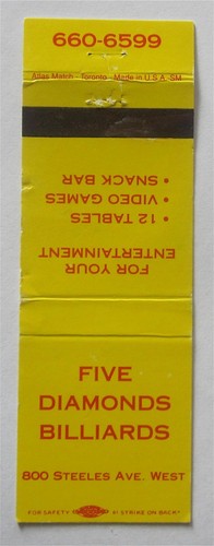 Five diamonds billiards - five,