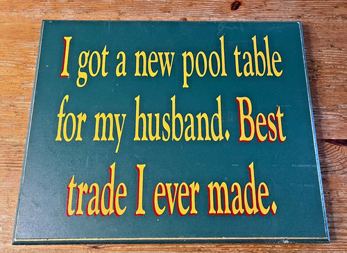 Novelty billiards sign new - novelty,